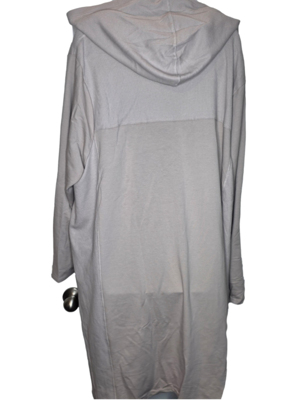 LOGO Lori Goldstein Beige Hoodie Sweatshirt Women’s Plus 4X - Picture 3 of 4